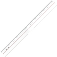 【A-2545】共栄プラスチック メタクリル直線定規 45cm