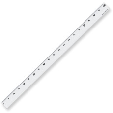 【A-5011】共栄プラスチック メタクリル直線定規 100cm