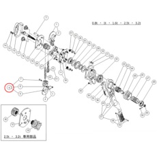 【L4BA008-10411】KITO レバーブロック用部品 クサリピンイッシキ