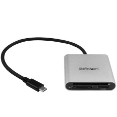 【FCREADU3C】StarTech USBカードリーダー/USB-C/SD/microSD/CompactFlashカード/TB3