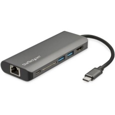 【DKT30CSDHPD3】StarTech USBマルチハブ/USB-C/4K30Hz HDMI/60W PD/3x USB/LAN/SD