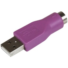 【GC46MFKEY】StarTech PS/2変換アダプター/PS/2キーボード対応/USB-A オス - PS/2 メス