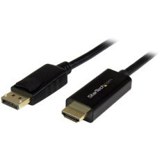 【DP2HDMM1MB】StarTech ディスプレイ変換ケーブル/DP 1.2 - HDMI 1.4/1m/4K30Hz/BK