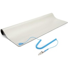 【M3013】StarTech 静電気除去マット/60cm x 70cm/取外し可能アースコード付き