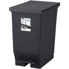 【630477】ASVEL エバン 両開きペダルペール40L ブラック