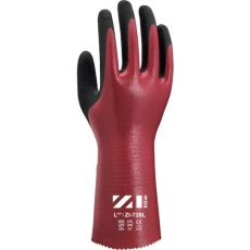 【ZI728LM】Weed 耐切創手袋 ZIZAI ZIー728L ニトリルフルコート Mサイズ(10双入)