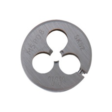 【P-38RD-M12X1.75】ISF パック入 ねじ切り丸ダイス 38径 メートルねじ M12X1.75(1個入)