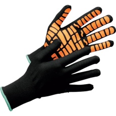 【MHG-134-BK/OR-M】作業手袋 ハイグリップ MHG134 ブラック×オレンジ M