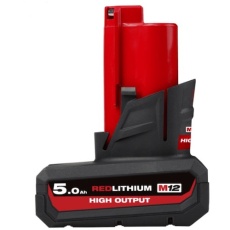 【M12 HB5 JP】milwaukee M12 5.0AHパワーブーストバッテリー