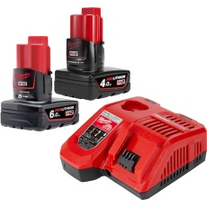 【M12-18 NRG-642 JP】milwaukee M12 4.0Ah&6.0Ah FCスタートキット