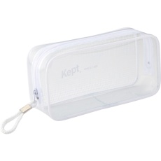 【KPF902W】レイメイ Keptクリアペンポーチホワイト