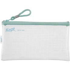 【KPF6031GM】レイメイ Keptクリアペンケースグレイッシュグリーン