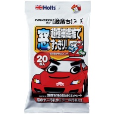 【MH70110】Holts 激落ち 車の窓ふきウェットシート 4978955701104