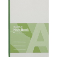 【P067J】PLUS 120352)再生紙ノート A4 A罫1冊