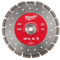 【49-93-7140】milwaukee 14インチ(356mm)ダイヤモンドブレード(セグメントウェーブ型)