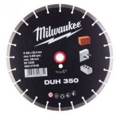 【4932471986】milwaukee 350mm ダイヤモンドブレード(セグメント型・石工用)