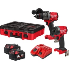 【M18 FPP2A3-502P JP】milwaukee M18 FUEL パワーパック(振動ドリル、インパクトドライバー)