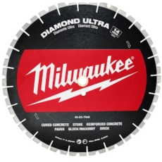 【49-93-7540】milwaukee 14インチ(356mm)ダイヤモンドブレード(ターボセグメント型)