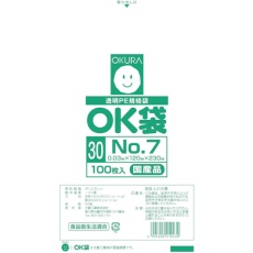 【OK(30)7】オークラ OK袋0.03mm7号