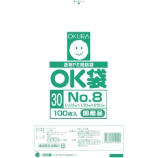 【OK(30)8】オークラ OK袋0.03mm8号