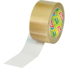 【58296-50-66】tesa PLA基材 梱包テープ(バイオマス由来) テサ58296 透明 50mmx66m