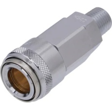 【YNL-23SM】NKCカップリング YNL型ワンタッチカップリングソケット R3/8 オネジ