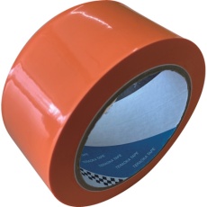 【340G OR 50X20】TERAOKA ラインテープ NO.340G オレンジ 50mm×20M