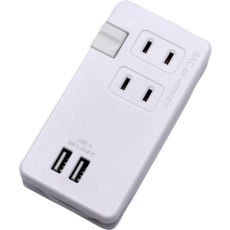 【SK-3AC2USB24WA】STARLIGHT モバイルUSBポート付タップ3個口Type-A2ポート2.4A