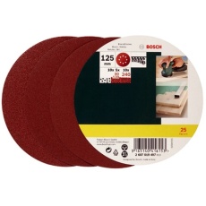 【PR-PEX125M25】サンディングペーパーセット125mm