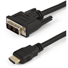 【HDDVIMM150CM】ディスプレイ変換ケーブル/HDMI - DVI-D/1.5m/オス-オス/モニターケーブル/ビデオコンバーター