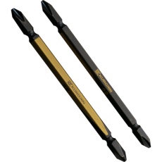 【5202-110-BG】フジ矢 両頭ビット(黒金・2本組)+2×110mm