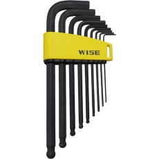 【WLB230B-9S】WISE ボールポイント 黒染め9本セット(セミロング)