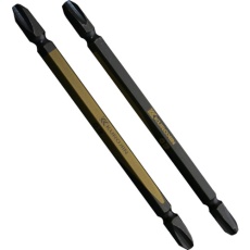 【5302-110-BG】フジ矢 両頭ビット(黒金・2本組)+3×110mm