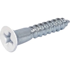 【65774】木ねじ 頭白4.1mm×25mm(8本)