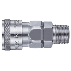 【40SM STEEL FKM】日東 鋼鉄製ハイカプラ ふっ素ゴムFKM X-100(04008)