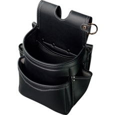 【AB-22BG】フジ矢 腰袋2段(黒金)LIGHT PU LEATHER SERIES