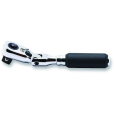 【2726ZB-3/8】Ko-ken Z-EAL 3/8”(9.5mm)SQ. プッシュボタン式首振りラチェットハンドル(コンパクト) 全長114mm
