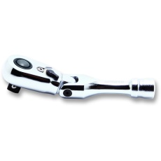 【3726ZSB】Ko-ken Z-EAL 3/8”(9.5mm)SQ. プッシュボタン式首振りラチェットハンドル(ショート) 全長120mm
