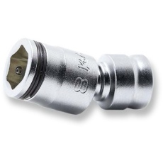 【2441MZ-12】Ko-ken Z-EAL 1/4”(6.35mm)SQ. ナットグリップユニバーサルソケット 12mm