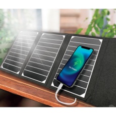 【AJ-NSOLAR16W BK】air-J ソーラー充電器16WBK