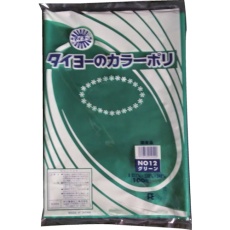 【S222991】タイヨー カラーポリ袋035(グリーン) No.12 (100枚入り)