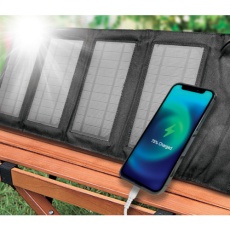 【AJ-NSOLAR7W BK】air-J ソーラー充電器7WBK