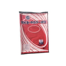 【S222967】タイヨー カラーポリ袋035(レッド) No.14 (100枚入り)