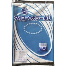 【S222939】タイヨー カラーポリ袋035(ブルー) No.12 (100枚入り)