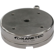 【MB-L-C70A】KANETEC 薄型永磁ホルダ台 丸形 底面吸着力350N