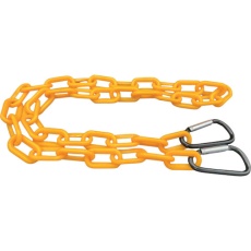 【PCHY-1500】ラクテム プラチェーン カット品 カラビナフック付 黄 L1500