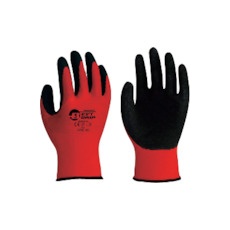 【LA304-RD-1P-L】BESTGRIP 天然ゴム薄手 レッド L