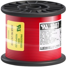 【UL1007 AWG16 50M RD】KYОWA UL耐熱ビニル絶縁電線 UL1007 AWG16 50M 赤