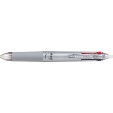【LKFB-80UF-GRS-10P】PILOT まとめ買い 消せるボールペン フリクションボール4 0.38 黒・赤・青・緑4色ボールペン グラデーションシルバー 10本セット
