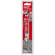 【48-00-5221】milwaukee AX木工用カーバイドレシプロソーブレード 5TPI 152mm (1本)